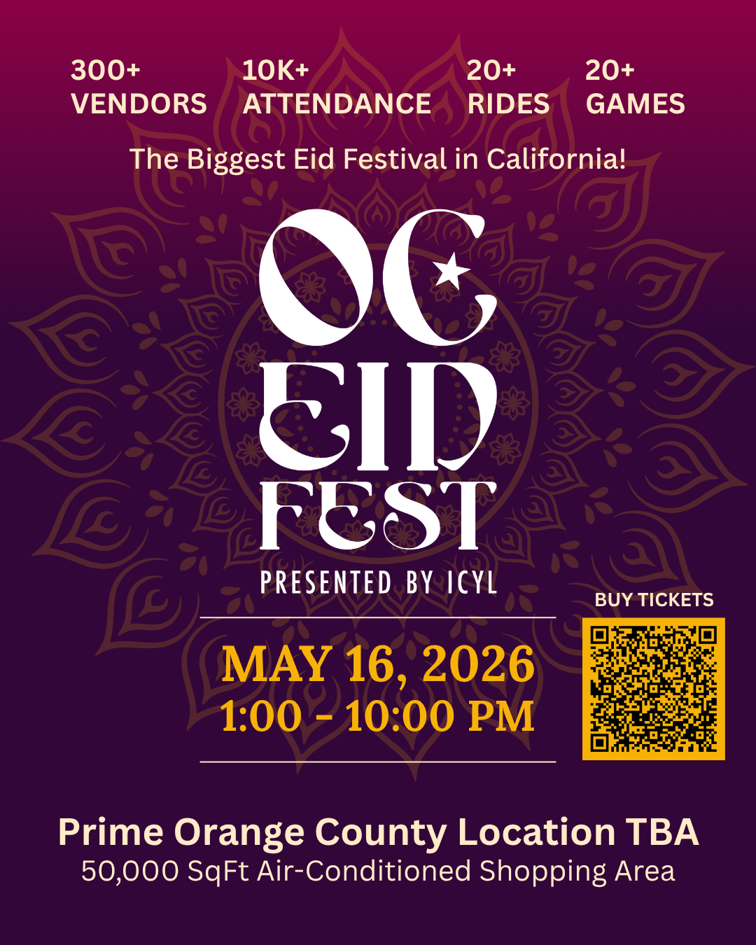 OC EIDFEST 2026 🎡🍔🎆 Bigger Space, More Rides, Unlimited Fun